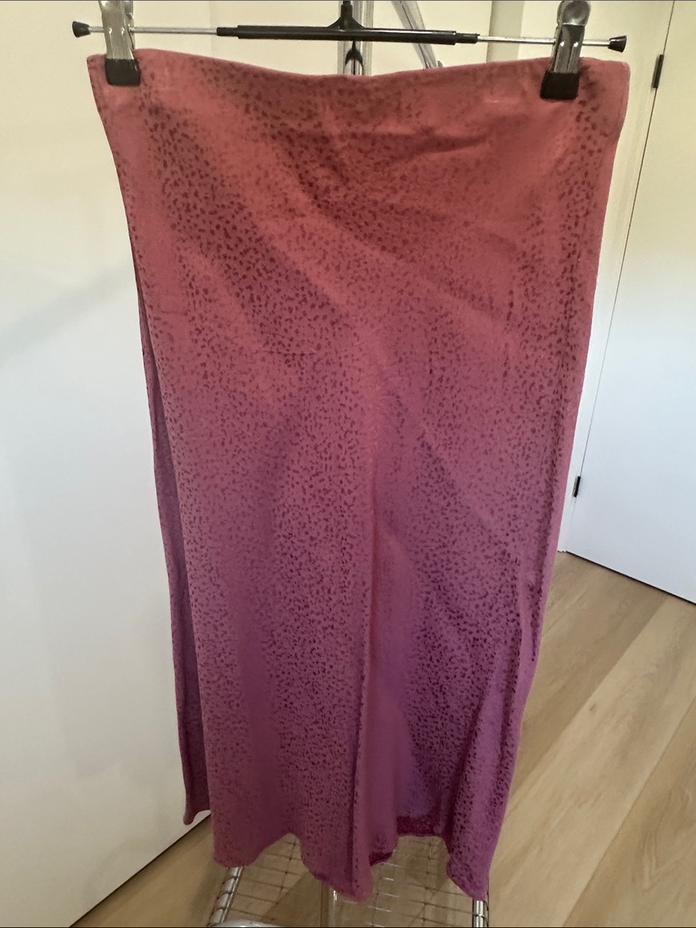 LOFT Mauve Pink Maxi Slip Skirt